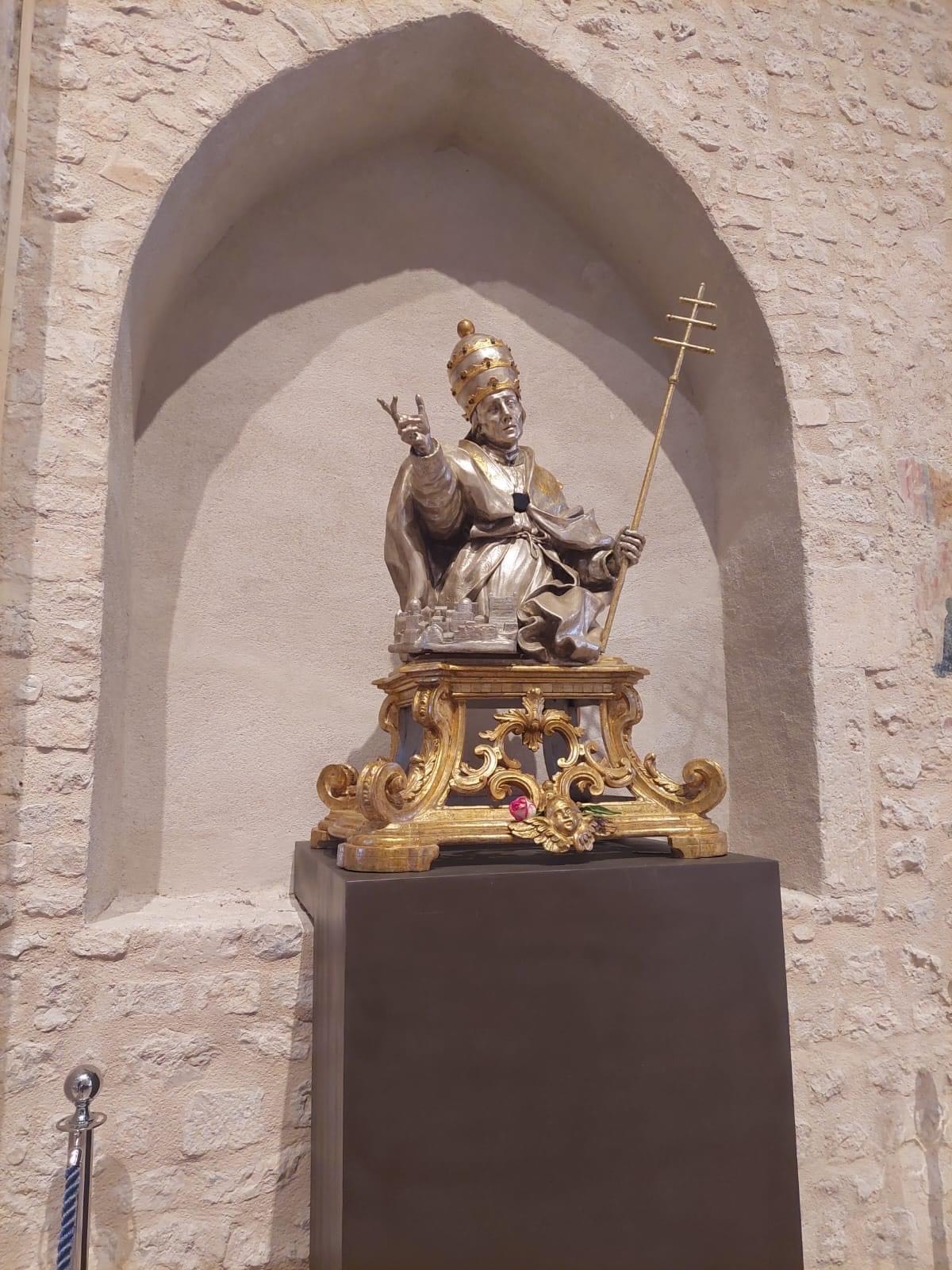 Cerimonia di ricollocamento busto di San Celestino V – Basilica di Collemaggio